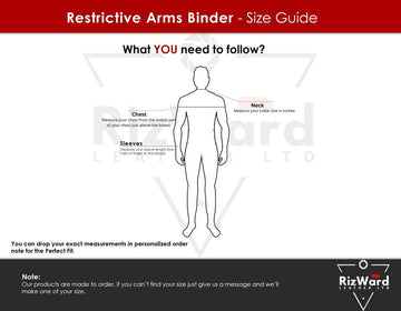 Deluxe Leather Restrictive Arms Binder For Women & Men