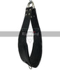VIP Black Leather Sex Swing & Sling with Fur for Couples Sex Play | Leather Bondage Fur Sex Swing Kinky Sex Furniture | BDSM Adult Sex Sling