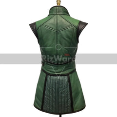Medieval Viking Leather Gambeson Ren Faire Leather Vest with Buckle Straps Renaissance Vest for Fantasy Cosplay Costume Medieval Jerkin