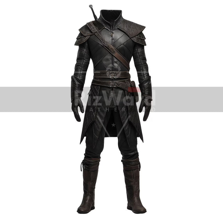Handmade Leather Medieval Armour - Viking LARP Cosplay Armor - Geralt Leather Knight Armor - Witcher Warrior Armor Costume for Cosplay