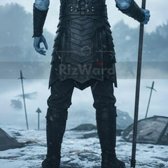 Handmade White Walker Leather Armor Suit - LARP Fantasy Armour Set - Medieval Gothic Warrior Armor - Rouge Night Commander Armour Costume