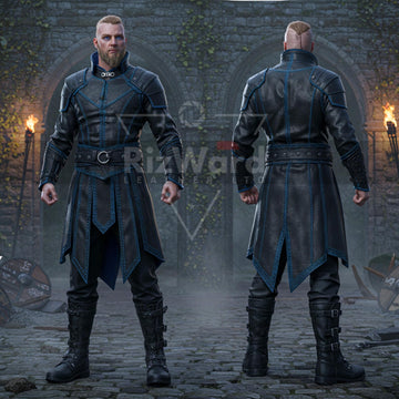Handmade Leather Rogue Armor Suit - Viking LARP Cosplay Armor - Medieval Gothic Knight Armor