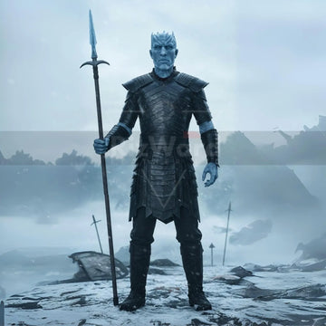 Handmade White Walker Leather Armor Suit - LARP Fantasy Armour Set - Medieval Gothic Warrior Armor - Rouge Night Commander Armour Costume