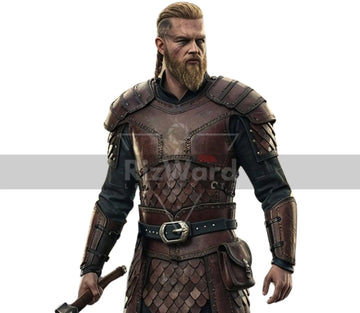 Handmade Leather Viking Armor - LARP Cosplay Warrior Armor - Medieval Rogue Warrior Costume for Cosplay - Ren Fair Leather Knight Armor