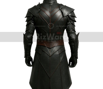 Handcrafted Dark Warlord Leather Armor - Rouge Viking Armour with Bracers - Medieval Gothic Armour - Samurai Knight Armor - Ren Fair Costume