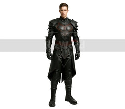 Handcrafted Dark Warlord Leather Armor - Rouge Viking Armour with Bracers - Medieval Gothic Armour - Samurai Knight Armor - Ren Fair Costume