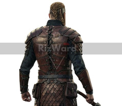 Handmade Leather Viking Armor - LARP Cosplay Warrior Armor - Medieval Rogue Warrior Costume for Cosplay - Ren Fair Leather Knight Armor