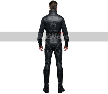 Regal Vampire Leather Cloak - Gothic Victorian Halloween Costume - Dracula Themed Cloak for Cosplay - Medieval Vampire Cape with Vest