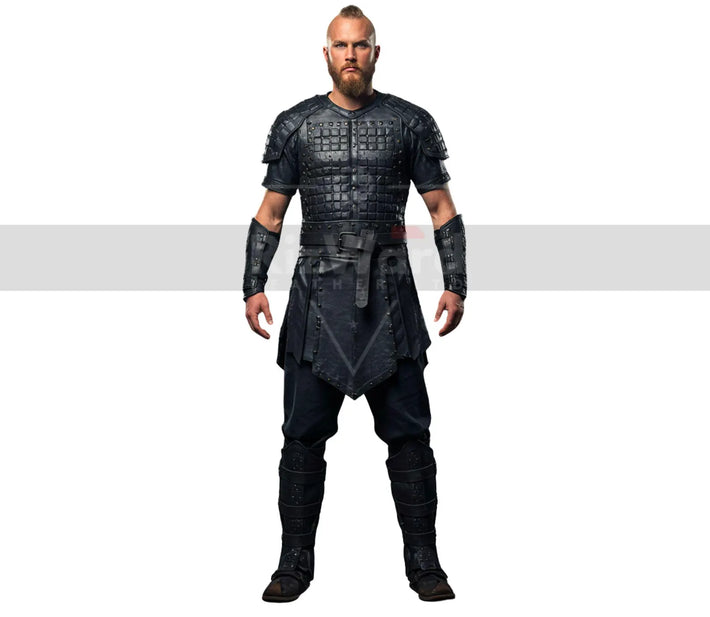 Rouge Viking Warrior Leather Armor - Ragnar Viking Tunic - Renaissance Vest for Fantasy Cosplay Costume - Medieval Jerkin Costume