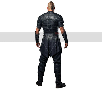 Rouge Viking Warrior Leather Armor - Ragnar Viking Tunic - Renaissance Vest for Fantasy Cosplay Costume - Medieval Jerkin Costume