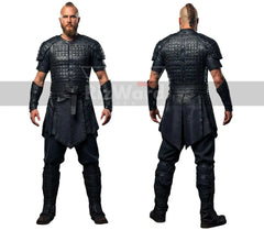 Rouge Viking Warrior Leather Armor - Ragnar Viking Tunic - Renaissance Vest for Fantasy Cosplay Costume - Medieval Jerkin Costume