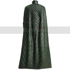 Exclusive Leather Loki Inspired Cosplay Costume - God of Mischief Quilted Cloak With Tunic - Festival Leather Outfit - Leather Cloak