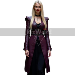 Handmade Leather Trench Coat - Steampunk Leather Long Coat - Winter Slim Fit OverCoat - Stylish Winter Wear - Classic Long Coat