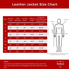 Men’s Black and Red Leather Blazer – Bold Luxury Multicolor Design