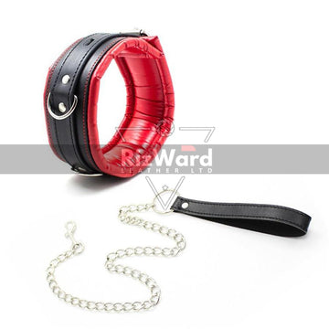 picture showing soft padded fetish handcuffs made with leather 