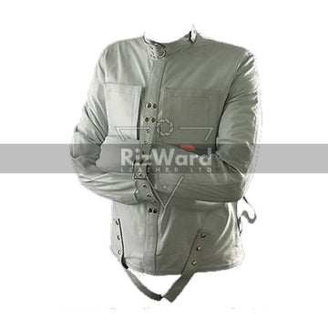 Strict White Strait Jacket with Arm Binder restraint