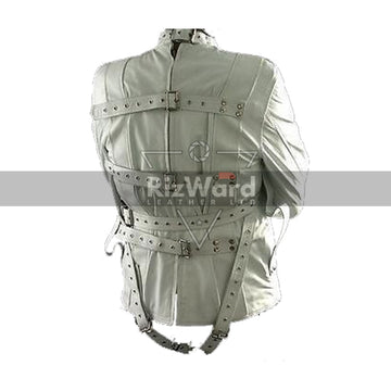 Strict White Strait Jacket with Arm Binder restraint