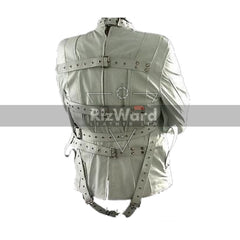 Strict White Strait Jacket with Arm Binder restraint
