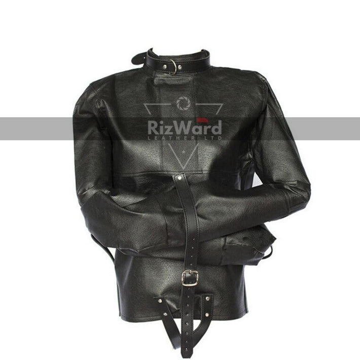 Robust BDSM Leather Strait Jacket for Men 100% Genuine Leather
