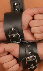 picture showing back handcuffs restraints for extreme bondage experience  